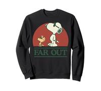 Peanuts Snoopy Woodstock Far Out Festival Fun Friend Classique Sweatshirt