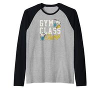 Peanuts - Snoopy & Woodstock - Gym Class Champ Manche Raglan