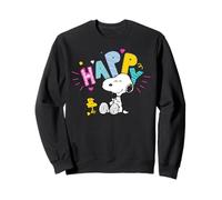 Peanuts Snoopy Woodstock Happy Friends Play Time Fun Rétro Sweatshirt