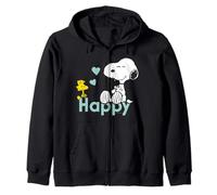 Peanuts Snoopy Woodstock Having Fun Friends Cœur rétro Sweat à Capuche