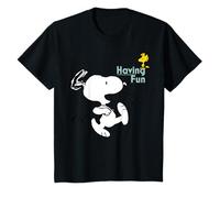 Peanuts Snoopy Woodstock Having Fun Friends Play Time Retro T-Shirt