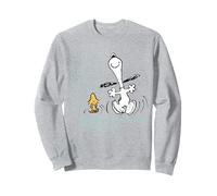 Peanuts Snoopy Woodstock Love Life Live Free Classic Beagle Sweatshirt