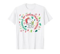 Peanuts Snoopy Woodstock Menthe poivrée Fun Cheer Christmas T-Shirt