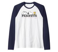Peanuts Snoopy Woodstock Relax Champion College Classic Fun Manche Raglan