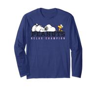 Peanuts Snoopy Woodstock Relax Champion College Fun Classic Manche Longue