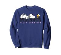 Peanuts Snoopy Woodstock Relax Champion College Fun Classic Sweatshirt