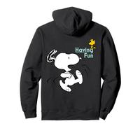 Peanuts Snoopy Woodstock s'amuse avec Ses Amis en Jouant à Retro Time Sweat à Capuche