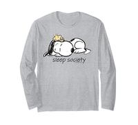 Peanuts Snoopy Woodstock Sleep Society Sweet Classic Dreams Manche Longue