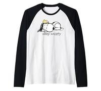 Peanuts Snoopy Woodstock Sleep Society Sweet Dreams Classique Manche Raglan