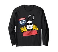 Peanuts Snoopy Woodstock Speed Racer Fast Beagle Sport Rétro Manche Longue