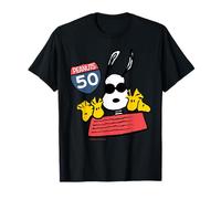 Peanuts Snoopy Woodstock Speed Racer Fast Beagle Sport Rétro T-Shirt