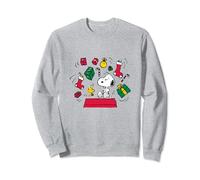 Peanuts Snoopy & Woodstock Surcharge de Noël Sweatshirt