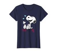Peanuts - Snoopy You and Me, Bleu T-Shirt
