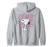 Peanuts Tokyo Snoopy Love Hearts Vintage Japon VHS BFF Kanji Sweat à Capuche