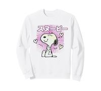 Peanuts Tokyo Snoopy Love Hearts Vintage Japon VHS BFF Kanji Sweatshirt