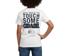 Peanuts Touche De l'herbe avec Charlie Brown T Shirt Enfant