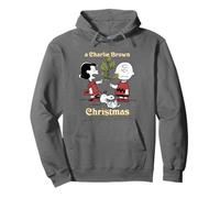 Peanuts - Vacances - Charlie Brown Sapin de Noël Snoopy Sweat à Capuche