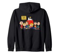 Peanuts Vintage Snoopy Woodstock Gang Happy Friendship BFF Sweat à Capuche