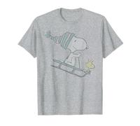 Peanuts Woodstock Snoopy Sleigh Holiday Rétro Noël Vintage T-Shirt