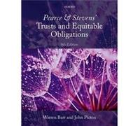 Pearce amp Stevens Trusts and Equitable Obligations - Picton John Senior Lecturer in Law University of Liverpool - Oxford University Press - Livre en Angl Picton John Senior Lecturer in Law University
