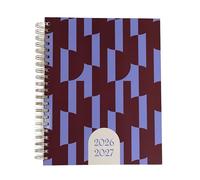 Pearhead Agenda scolaire 2026-2027, 12 mois (juillet 2026-juin 2027), couverture rigide à spirales de 24,1 x 27,9 cm avec onglets mensuels, mises en page hebdomadaires et mensuelles, autocollants