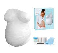 Pearhead Belly Casting Kit, Gender-Neutral Pregnancy Keepsake for Expecting Mothers, Baby Nursery Décor, Mother’s Day Keepsake, White