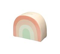 Pearhead Ceramic Rainbow Bank, Gender-Neutral Nursery Décor Money Bank, Alternative Piggy Bank, Modern Baby Decor Accessory