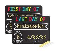Pearhead First And Last Day Of School Photosharing Chalkboard Signs, Perfect Chalkboard Signs To Commemorate The First And Last Day Of School, 2 Chalkboard Signs For School Celebrations And Milestones