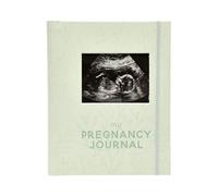 Pearhead Little Bundle of Joy Journal de Grossesse, Livre de Souvenirs de Grossesse avec Photo échographique, Suivi des étapes du Premier au troisième Trimestre, Feuille Verte Sauge