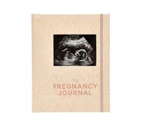 Pearhead Little Bundle of Joy Journal de grossesse, livre de souvenirs de grossesse avec photo échographique, suivi des étapes de grossesse du premier au troisième trimestre, feuille de blush