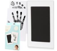 Pearhead M/L Clean-Touch Baby Ink Pad Kit | No Mess Handprint & Footprint Maker with Impression Cards, Baby-Safe Inkless Keepsake Kit for Toddlers & Kids, Medium/Large