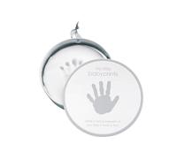 Pearhead My Little Prints Babyprints Keepsake Tin Kit, Baby Girl or Baby Boy Gender Neutral Baby Handprint Impression Keepsake, Grey