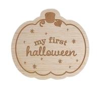 Pearhead My First Halloween Milestone Accessoire en bois double face