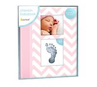 Pearhead P62208 Chevron Livre de Bébé avec Clean-Touch Encreur