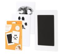 Pearhead Paw Print Clean Touch Ink Pad Kit for Dogs and Cats, Pet Owner Keepsake, DIY Inkless Paw and Nose Print Impression Set, Small/Medium