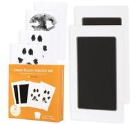 Pearhead Paw Print Clean-Touch Ink Pad, Mess Free Inkless Pet Impression Kit, Safe for Cats and Dogs, Pawprint Keepsake, Pack of 2
