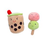 Pearhead Pet Toys, Plush Dog Squeaker Toys And Cat Teaser Toys, Dog Owner And Cat Owner Pet Toy Sets, Must Have Pet Accessories For Pet Owners, Boba Bubble Tea And Mochi Ice Cream