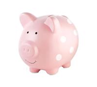 Pearhead – Tirelire Cochon Medium – Rose à pois rose
