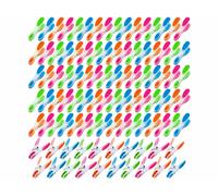 Pearl 100 pinces à linge "Soft Grip" - 4 couleurs