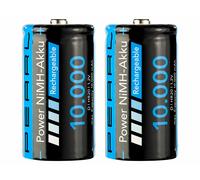 Pearl 2 accumulateurs NiMH D - 10000 mAh