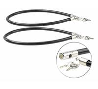 Pearl 2 antivols avec chaîne en acier de 1 m de long et de 18 mm de diamètre