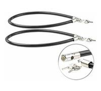 2 Antivols Avec Chaîne En Acier De 1 M De Long Et De 18 Mm De Diamètre