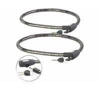 Pearl 2 antivols avec chaîne en acier renforcé de 1 m de long et de 18 mm de diamètre