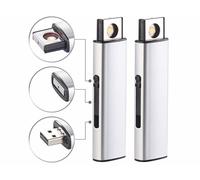 Pearl 2 briquets électroniques USB 7 W à spirale incandescente