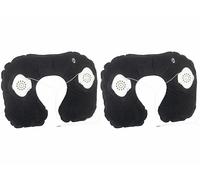 Pearl 2 coussins tour de cou gonflables avec haut-parleurs stéréo intégrés