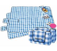 Pearl 2 couvertures de pique-nique - 200 x 175 cm - Avec carreaux