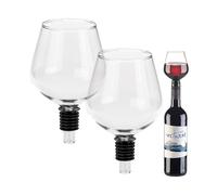 Pearl 2 embouts pour bouteille en forme de verre à vin