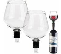 Pearl : 2 embouts pour bouteille en forme de verre à vin G