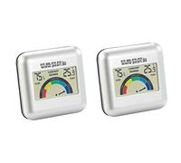 Pearl : 2 hygromètres digitaux à piles avec fonction thermomètre