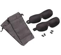 Pearl 2 kits sommeil avec masques occultant, bouchons d'oreilles et sacs de rangement